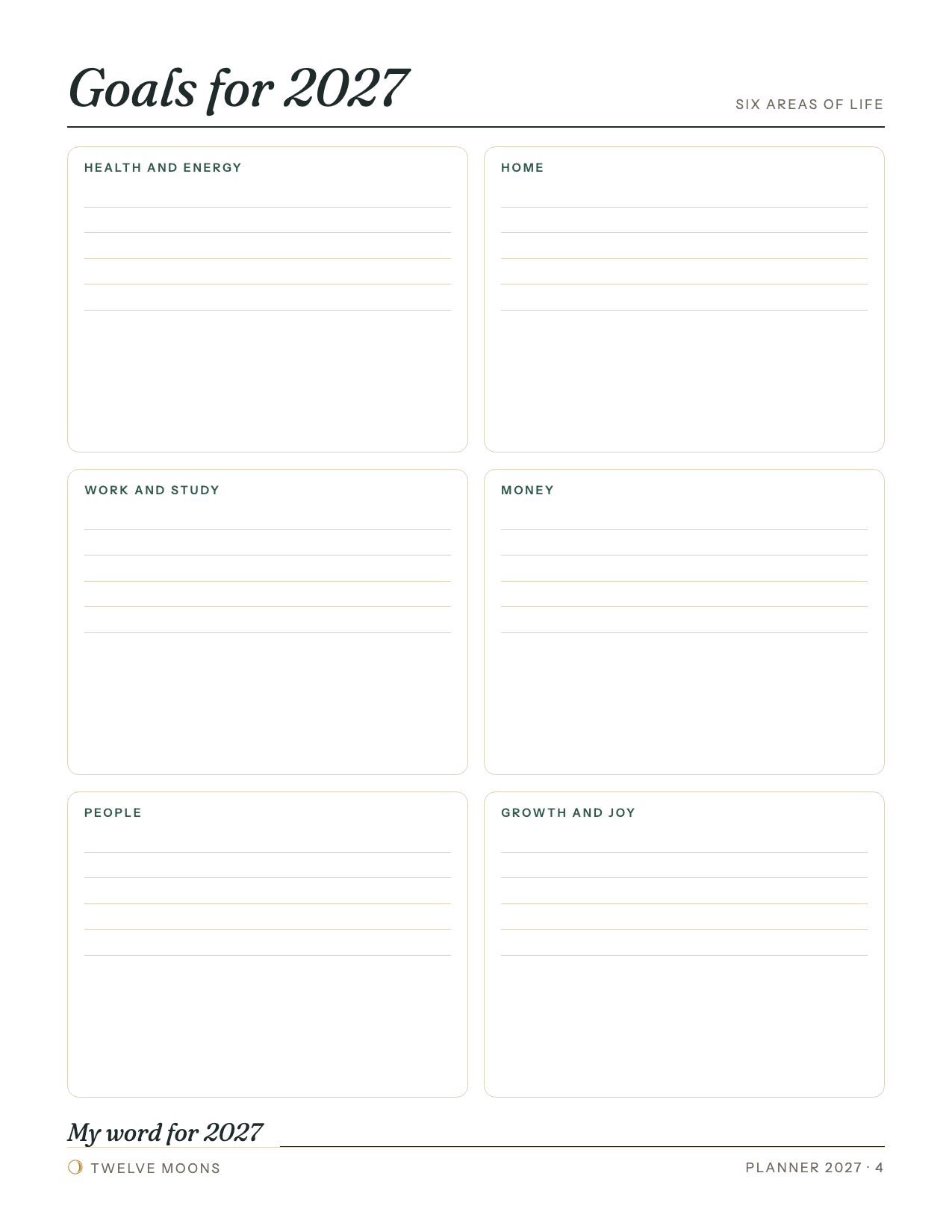 The 2027 Planner: page preview 5 of 6